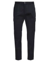 Tagliatore Man Pants Midnight Blue Size 34 Cotton, Elastane