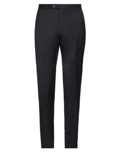 Tagliatore Man Pants Midnight Blue Size 38 Super 110s Wool In Blue