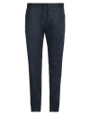 Tagliatore Man Pants Midnight Blue Size 40 Cotton, Elastane