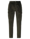 Tagliatore Man Pants Military Green Size 32 Cotton, Elastane