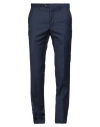 Tagliatore Man Pants Navy Blue Size 38 Super 110s Wool In Navy Blue