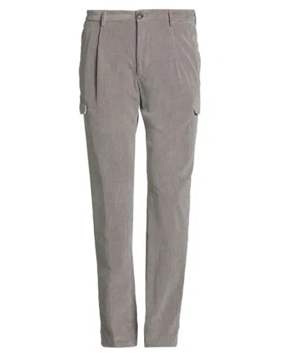 Tagliatore Man Pants Taupe Size 32 Cotton, Cashmere In Gray