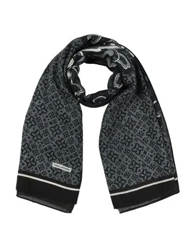 Tagliatore Man Scarf Black Size - Wool