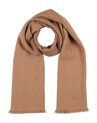 Tagliatore Man Scarf Camel Size - Wool In Sand