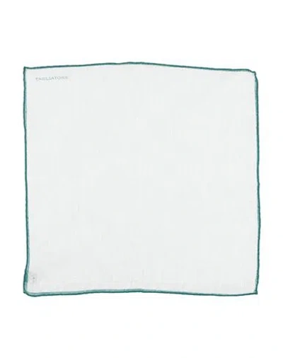 Tagliatore Man Scarf Cream Size - Linen In White