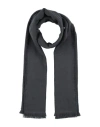 Tagliatore Man Scarf Lead Size - Wool In Gray