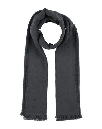 Tagliatore Man Scarf Lead Size - Wool In Gray