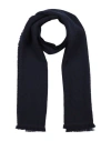 Tagliatore Man Scarf Midnight Blue Size - Wool
