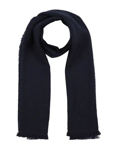Tagliatore Man Scarf Midnight Blue Size - Wool