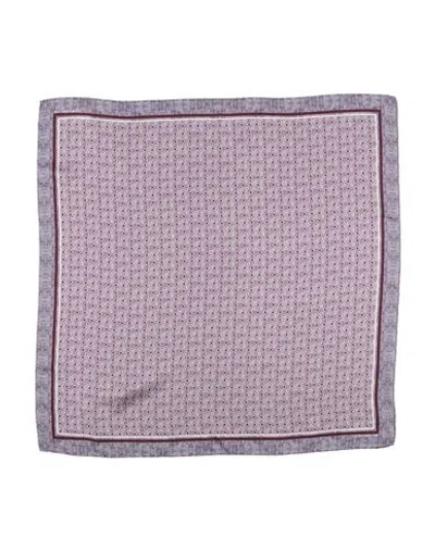 Tagliatore Man Scarf Plum Size - Silk In Purple
