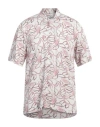 Tagliatore Man Shirt Antique Rose Size M Viscose In Pink