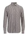 Tagliatore Man Shirt Steel Grey Size 17 Cotton