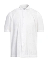 Tagliatore Man Shirt White Size M Cotton In White
