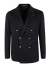Tagliatore Men's Man Single Breast Jacket In Azul