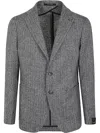 Tagliatore Men's Man Single Breast Jacket In Black