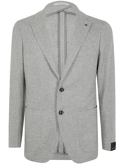 Tagliatore Man Single Breast Jacket In Blue