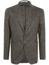 Shop Tagliatore Man Single Breast Jacket In Brown