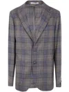 Tagliatore Man Tailored Single Breasted Jacket In Brown