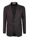 Tagliatore Tailored Jacket With Front Pockets In Marrón