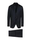 Tagliatore Man Suit Charcoal Size 46 Virgin Wool In Grey