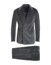 Tagliatore Man Suit Grey Size 44 Cotton, Cashmere In Gray