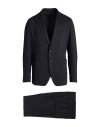 Tagliatore Single-breasted Three-piece Tuxedo Suit In Blue