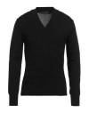 Tagliatore Man Sweater Black Size 38 Virgin Wool In Black