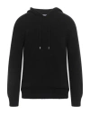 Tagliatore Man Sweater Black Size 42 Virgin Wool, Polyamide