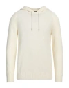 Tagliatore Man Sweater Ivory Size 46 Virgin Wool, Polyamide In White
