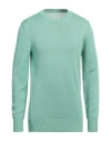 Tagliatore Man Sweater Light Green Size 38 Cotton In Green