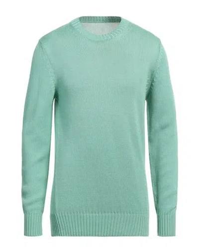 Tagliatore Man Sweater Light Green Size 38 Cotton