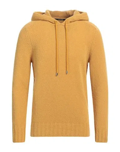 Tagliatore Man Sweater Marigold Size 40 Virgin Wool, Polyamide In Yellow