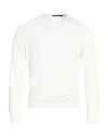 Tagliatore Man Sweater Off White Size 40 Silk, Cotton