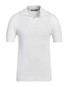 Tagliatore Man Sweater White Size 44 Cotton