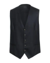 Tagliatore Button-fastening Sleeveless Waistcoat In Black