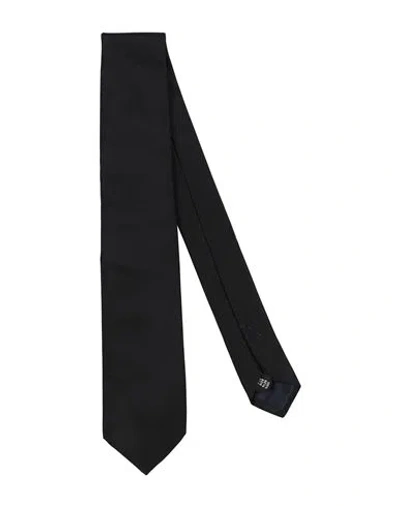 Tagliatore Man Ties & Bow Ties Black Size - Silk