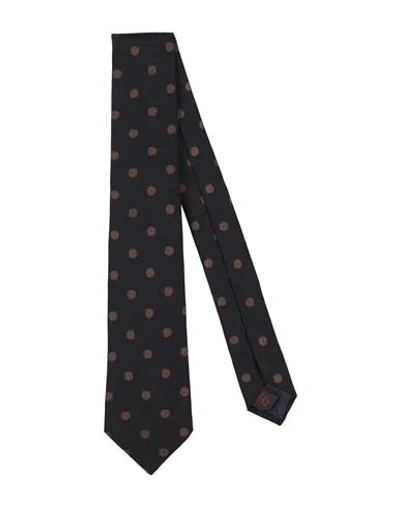 Tagliatore Man Ties & Bow Ties Black Size - Silk