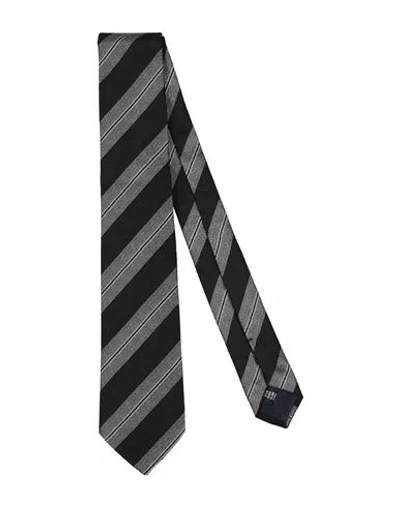 Tagliatore Man Ties & Bow Ties Grey Size - Silk In Gray