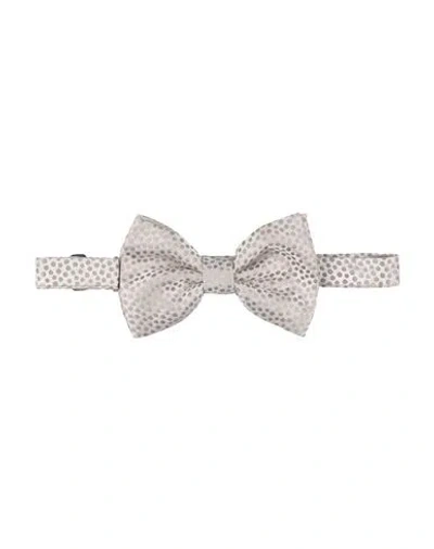 Tagliatore Man Ties & Bow Ties Ivory Size - Silk In White