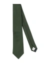 Tagliatore Man Ties & Bow Ties Military Green Size - Silk