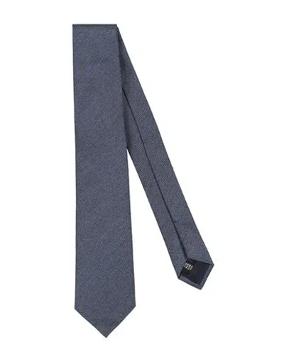 Tagliatore Man Ties & Bow Ties Navy Size - Silk In Blue