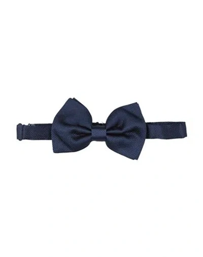 Tagliatore Man Ties & Bow Ties Navy Size - Silk In Blue