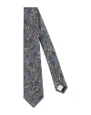 Tagliatore Man Ties & Bow Ties Pastel Blue Size - Silk In Blue