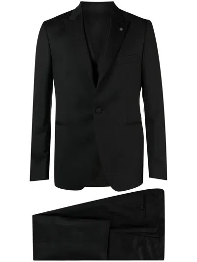 Tagliatore Men's Man Trio Suit In Black