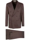 Tagliatore Man Trousers Suit In Brown