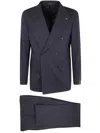 Tagliatore Bruce Wool Double-breasted Suit <br/> In Blue