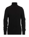 Tagliatore Man Turtleneck Black Size 38 Wool