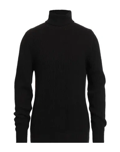 Tagliatore Man Turtleneck Black Size 38 Wool