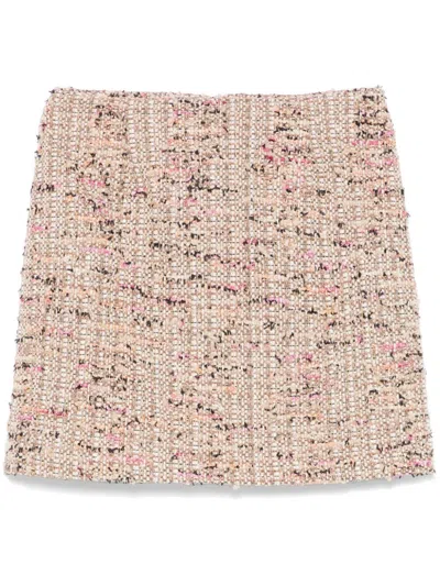 Tagliatore May Mini Skirt In Gold