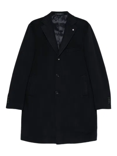 Tagliatore Medium Bruce Tailored Coat In Black
